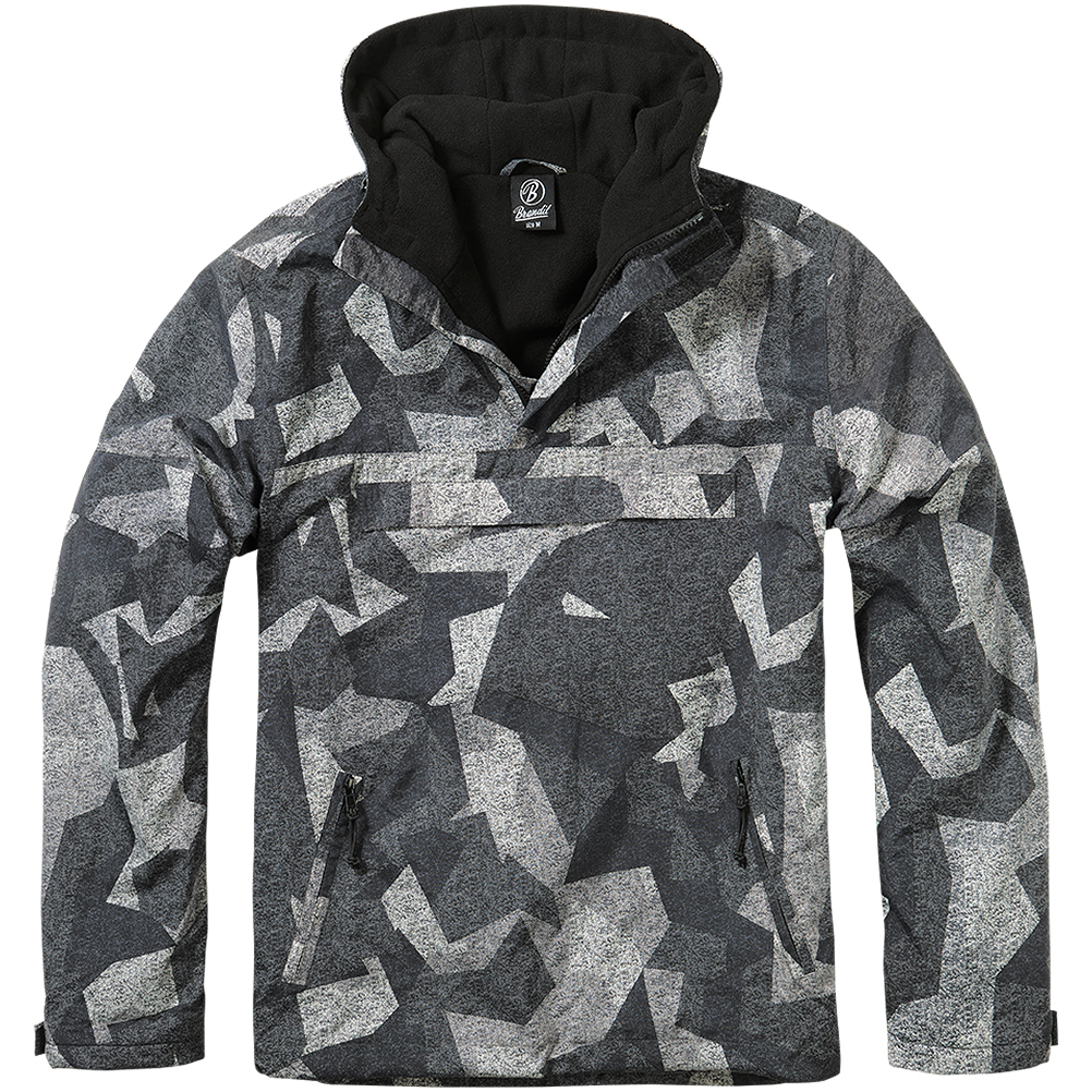 Brandit Windbreaker Hooded Military Combat Mens Jacket Anorak Night Camo Digital eBay